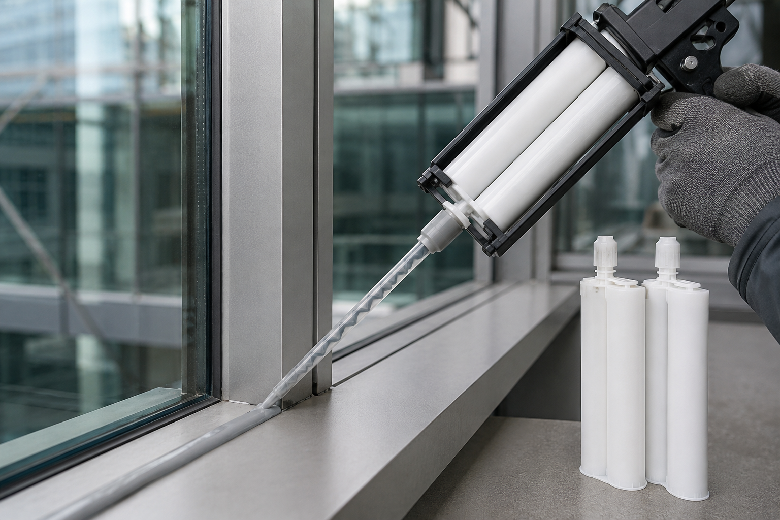 Dual-Component Cartridges for Construction and Curtain Wall Sealants