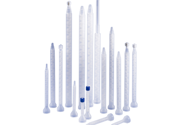 Helical, Quadro & Turbo Static Mixing Nozzles for Two-Part Adhesives