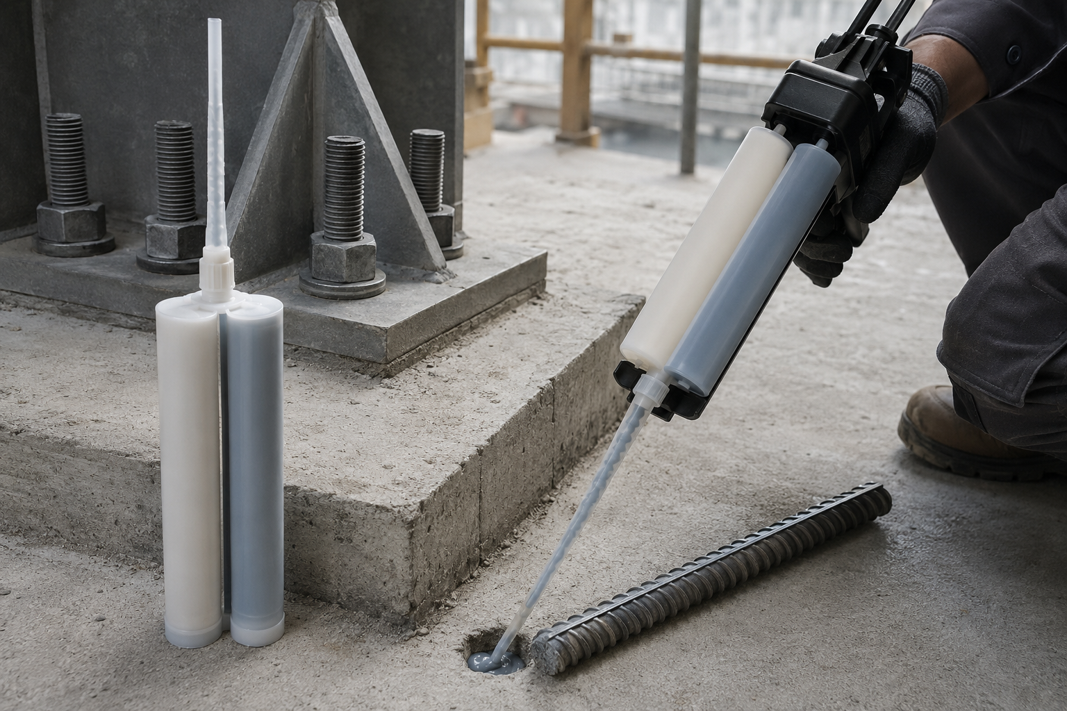 High Ratio Cartridges for Stone Anchoring and Infrastructure