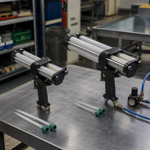 400 / 600 ml Pneumatic Dispensing Gun high-viscosity structural epoxy