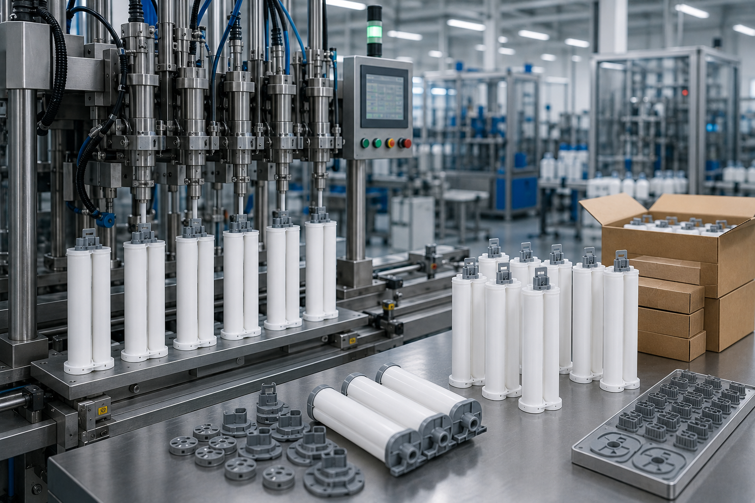 Engineering 2K volumetric cartridge filling infrastructure