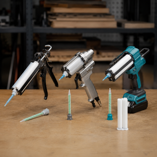 Comparison of Manual, Pneumatic, and Cordless Epoxy Dispensing Guns