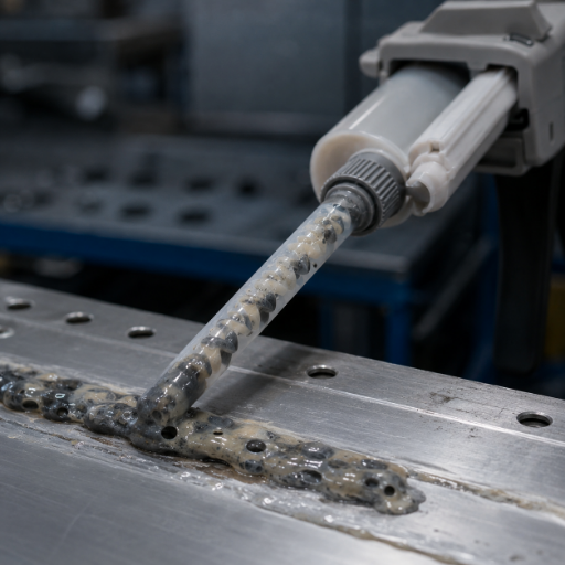 Aerospace sealant dispensing problem trapped air research chart
