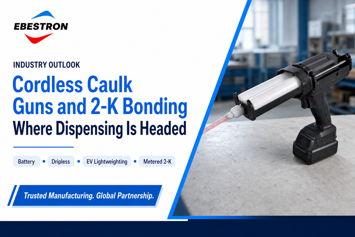 Industry Outlook: Cordless Caulk Guns and the Rise of 2-K Bonding — Ebestron