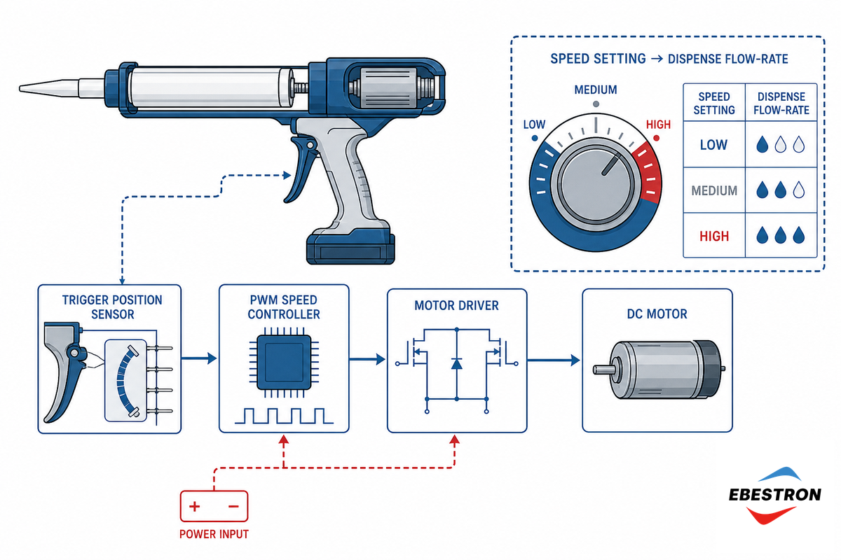 Variable-Speed Trigger Control and Ratio Consistency — Ebestron