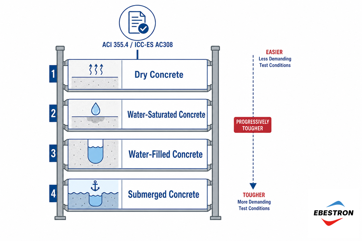 Codes and Compliance: ACI 355.4, AC308, and EAD 330499 — Ebestron