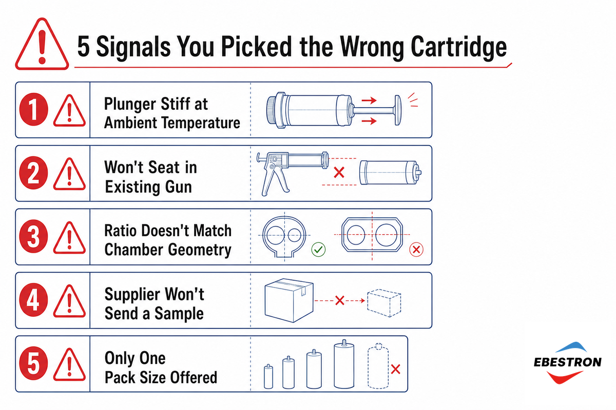 Five Signals You Picked the Wrong Cartridge, Before You Even Dispense — Ebestron
