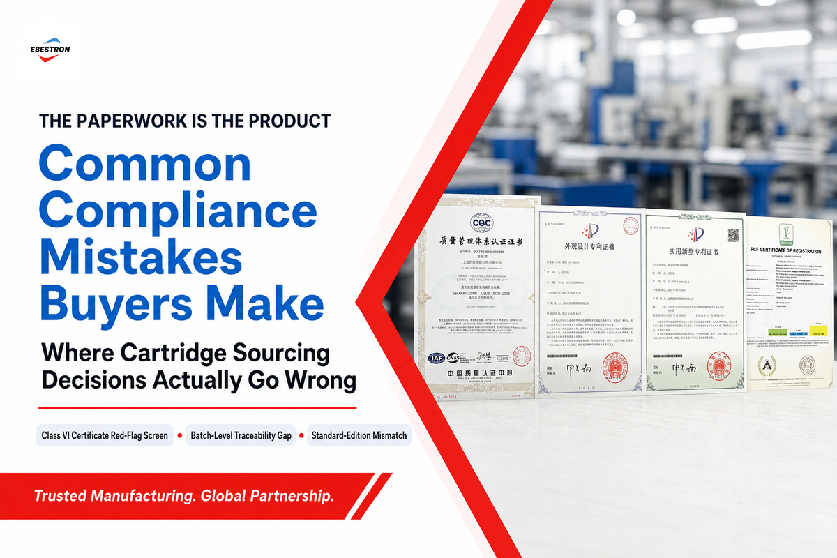 Common Compliance Mistakes Buyers Make When Sourcing Cartridges — Ebestron