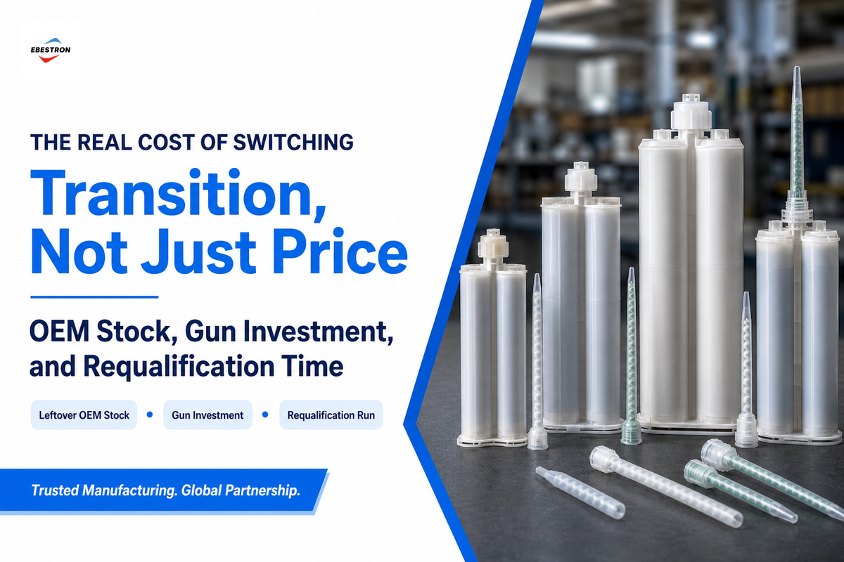 The Real Cost of Switching: OEM Sunk Stock, Gun Investment, and Transition Waste — Ebestron