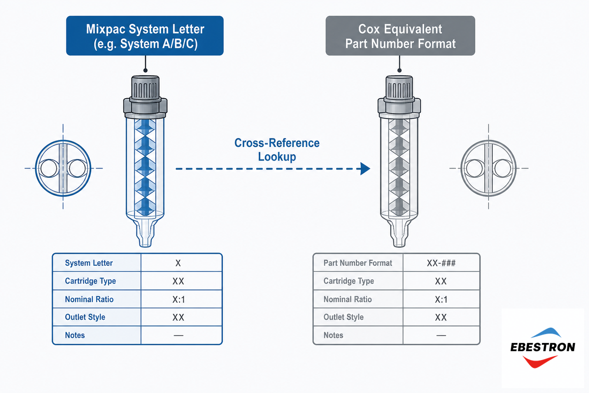 SKU and Part-Number Cross-Reference — Ebestron
