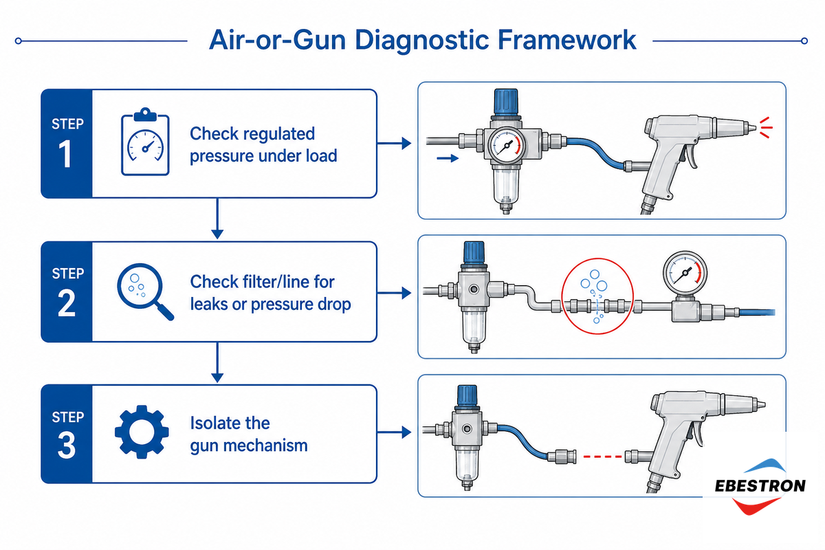 Troubleshooting Pneumatic-Specific Problems: Is It the Air, or the Gun? — Ebestron