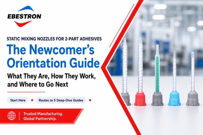 Static Mixing Nozzles for 2-Part Adhesives: 2026 Guide