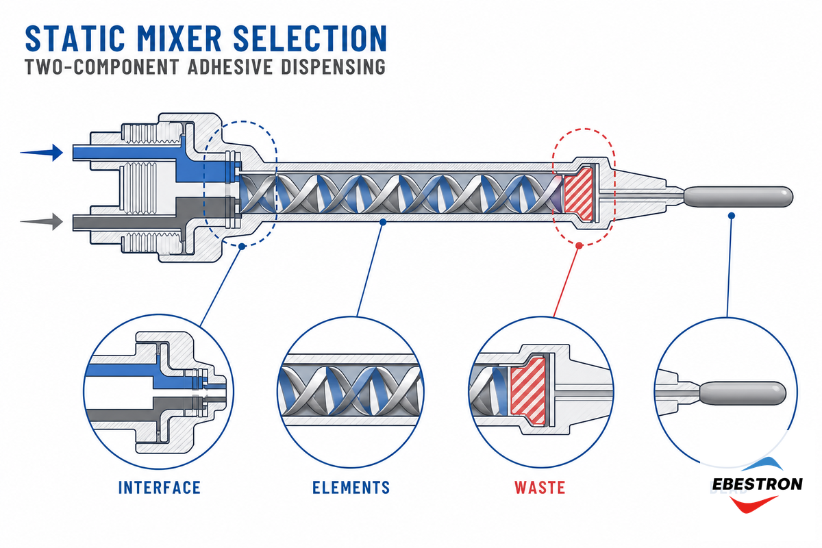 Static Mixer Selection: Interface, Element Count And Waste — Ebestron