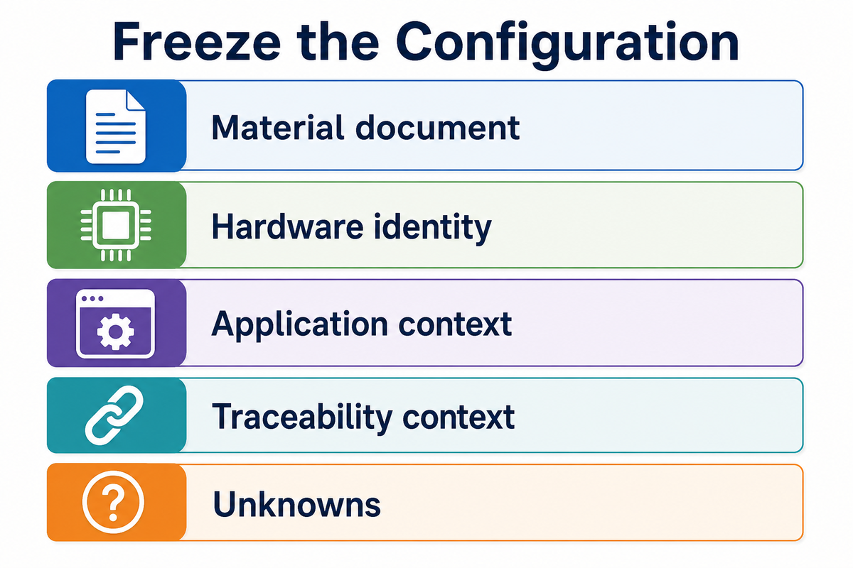 Freeze the Candidate Configuration Before Changing a Process Variable — Ebestron