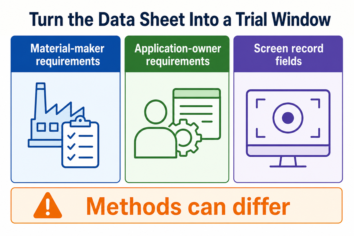 Turn the Adhesive Data Sheet Into a Trial Window — Ebestron