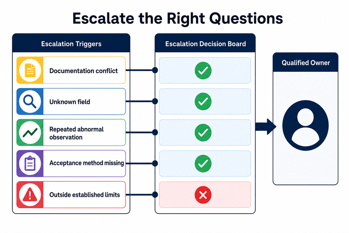 Know When the Record Requires Escalation Rather Than Another Adjustment — Ebestron