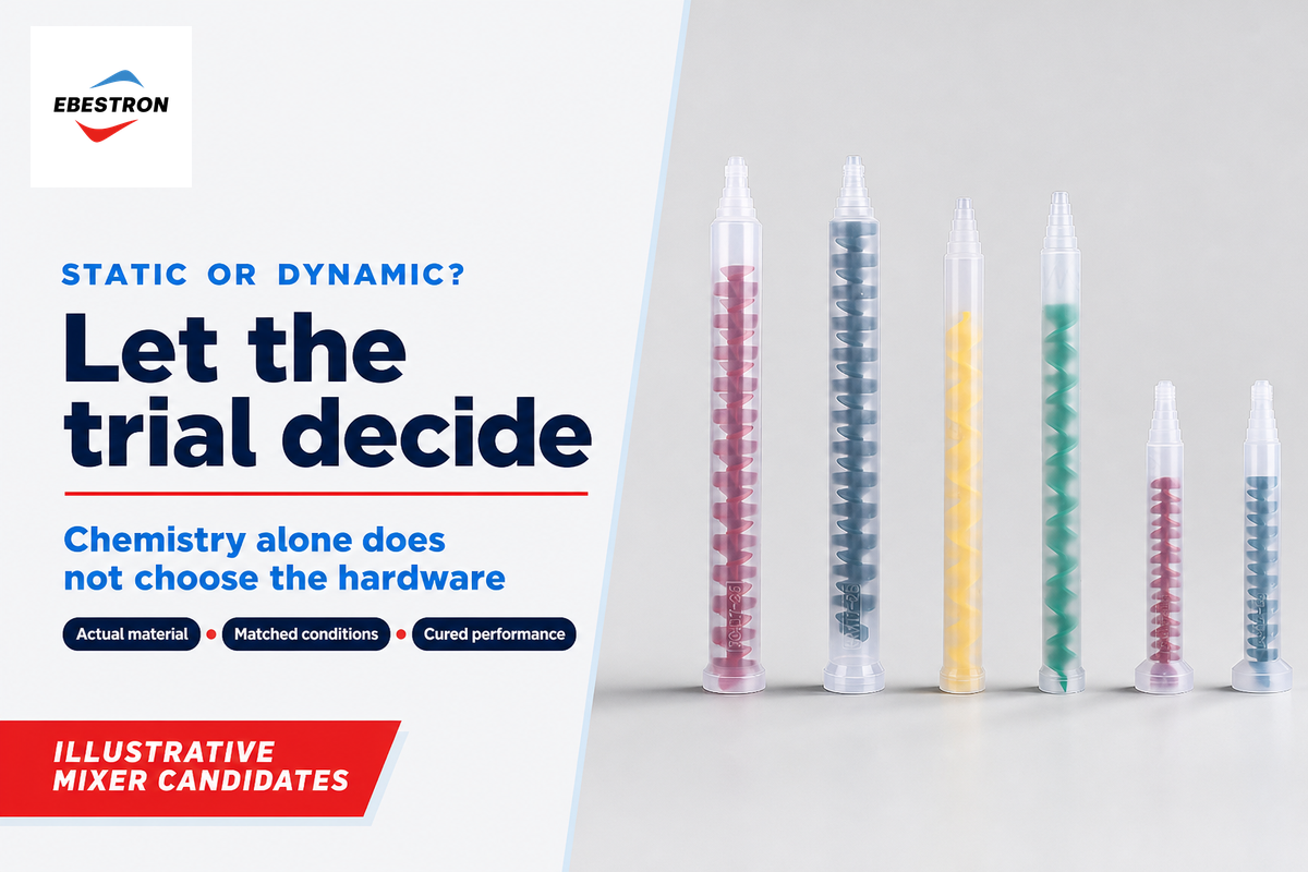 A polyurethane label alone does not justify powered mixing; compare candidates in a controlled trial.